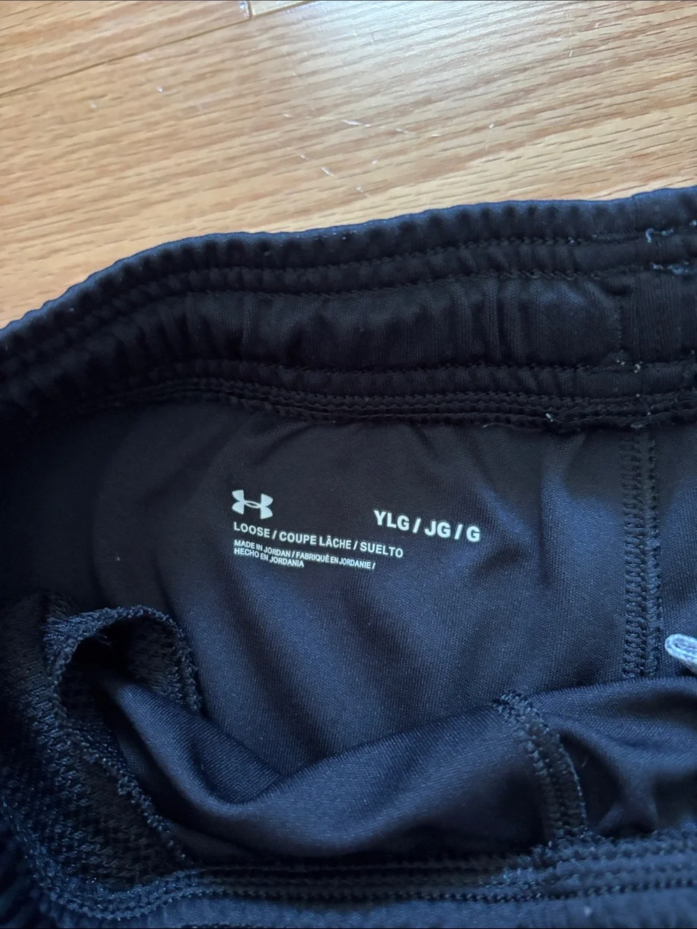 Under Armour Black Boys' Logo Athletic Shorts